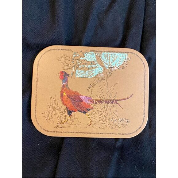 Set of 4 Vintage Avon Wildlife Coasters Tom O'Brien Felt Back - Picture 9 of 11